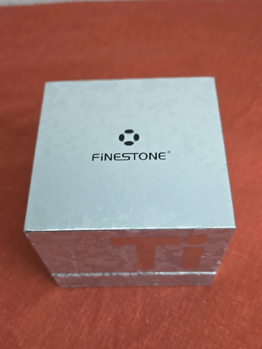 Finestone CRNS03 Titanium Apple Watchband With Butterfly Clasp, Black